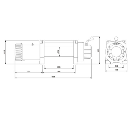 Автомобильная лебедка "Master Winch" X8288, электрическая, 12В купить недорого с доставкой в Коломна